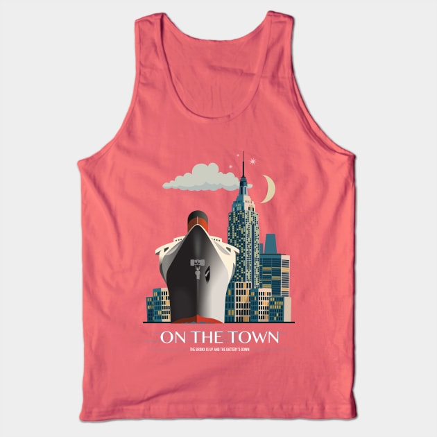 On The Town - Alternative Movie Poster Tank Top by MoviePosterBoy